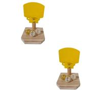 BESPORTBLE 2 Juegos De Tiro De Loro Juguete De Entrenamiento para Pájaros Juguete para Loros Juguete para Loros Baloncesto Juguete para Morder Loros Juguete De Mesa para Pájaros