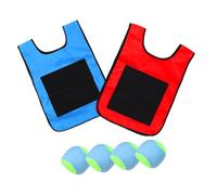 BESPORTBLE 2 Juegos Pelota Adhesiva para Adultos Set de Chalecos con Blandas para Actividades Deportivas al Aire Diversión Familiar y Desarrollo de Habilidades Motrices