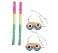 BESPORTBLE 2 juegos Pinatas Sticks para Palos Coloridos y Divertidos para Fiestas de Cumpleaños Infantiles Accesorios Seguros para Piñata y Cosplay