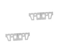 BESPORTBLE 2 Juegos Quemador De Titanio Soporte para Wok Delicado Accesorio De Olla Soporte De La Estufa del Hogar Soporte De Estufa Aire Suministro De Pan Titular De La Olla Silver