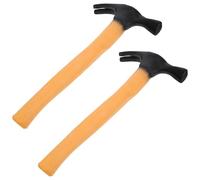 BESPORTBLE 2 Martillos de Goma Divertidos para Cosplay, Martillo de Simulación Realista, Juguete para Fiestas, Bromas y Actuaciones de Halloween