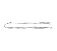 BESPORTBLE 2 Pares Cordones Planos Reflectantes 120cm de Poliéster Blancos, Fáciles de Limpiar para Zapatillas Deportivas Ideales para Correr y Uso Casual