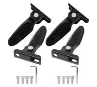 BESPORTBLE 2 Pares de Pedales Traseros de Bicicleta de Nailon Antideslizantes Reposapiés Plegables para Bicicleta de Montaña y Scooter Eléctrico Soporte Resistente para Conducción Segura