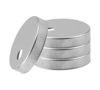 BESPORTBLE 2 pares de tapas de tornillo de inodoro redondas cromadas para instalación de asiento de inodoro, uso en el baño con material duradero