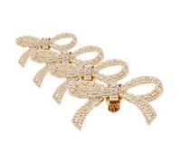 BESPORTBLE 2 Pares hebilla de zapato cristales pinzas para decorar zapatos zapato de tacones alto boda clips encantos de zapatillas pinzas decorativas para zapatos Aleación de zinc Golden