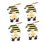 BESPORTBLE 2 Pares Of Adorable Dwarf Bee Lady Earrings Stylish Organic Glass Accessories For Daily Wear And Parties