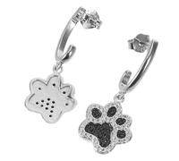 BESPORTBLE 2 Pendientes De Plata De Ley Con Forma De Pata De Perro Joyería De Moda Para Mujer Accesorios Con Forma De Garra De Perro Pendientes Divertidos