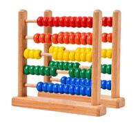 BESPORTBLE 2 Piezas Abaco de Madera para Herramienta de Aprendizaje Matemático Infantil Abaco de Beads de Madera para Desarrollo de Habilidades Educación Temprana Cálculo y Coordinación