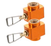 BESPORTBLE 2 Piezas Adaptador de Recarga de Gas para Camping Portátil Resistente Rayaduras con Válvula de Seguridad y Diseño Compacto para Mochileros y Excursiones al Aire