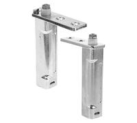 BESPORTBLE 2 Piezas Bisagra Reemplazable para Refrigerador de Acero Inoxidable Plata, Fácil de Instalar y Mantener, Accesorio para Puerta de Congelador y Frigorífico Pequeño