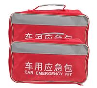 BESPORTBLE 2 Piezas Bolsa De Primeros Auxilios Vacia Kit De Viaje Botiquín De Primeros Auxilios De Oficina Bolsa De Equipo De Supervivencia De Emergencia Bolsa De Medicina Paño Bolso Viajar