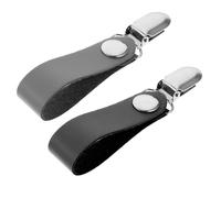 BESPORTBLE 2 Piezas clips de sombrero para las mujeres estimado clips de sombrero para viajar sol estojos escolares clip para sombrero tripe colgador de gorras clips de sombrero de encaje PU