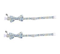 BESPORTBLE 2 Piezas Cuerda para El Cuello del Gato Collar De Cachorro Peine para Perros y Gatos Campana Collar De Perro De Dibujos Animados Collares Cachorros Collares Nailon De Poliéster