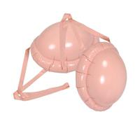 BESPORTBLE 2 Piezas de Vientre Inflable de PVC para Disfraz de Barriga de Embarazada Color Piel Accesorio para Fiesta de Navidad y Cosplay de Papá Noel