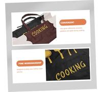 BESPORTBLE 2 Piezas Delantal para Mujer Resistente Aceite con Bolsillo Ajustable para Cocina Jardinería y Parrilla Protección Total Fácil de Limpiar