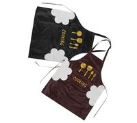 BESPORTBLE 2 Piezas Delantales Impermeables para Cocina con Diseño Ajustable y Resistente al Aceite para Mujeres Adultas Cocina y Lavado