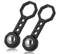 BESPORTBLE 2 Piezas Detector de Pernos Localizador de Pared Metales, Negro, Silicona y Metal, Diseño Portátil y Fácil de Usar, para Uso Doméstico
