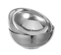 BESPORTBLE 2 Piezas Doble Cuenco Mágico de Acero Inoxidable para Trucos de Agua para Espectáculo y Entretenimiento Escénico Accesorio Interactivo Divertido para Edades