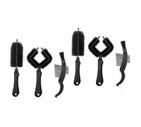 BESPORTBLE 2 Piezas equipo de limpieza de llantas ruedas automotrices cepillo para limpiar limpiador llantas coche limpiador de cadenas cepillo de cadena de bicicleta neumático La cadena