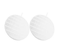 BESPORTBLE 2 Piezas Filtros de Repuesto para Colector de Polvo de Uñas Malla de Aspiradora Reutilizable para Extractor de Uñas Compatible con Aspiradora de Color Blanco