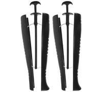 BESPORTBLE 2 Piezas Hormas para Botas Altas Soporte para Botas Plástico Negro Ajustables de 47cm Mejoran la Circulación del Aire Reducen Olores para Zapatos para Almacenamiento y Equipaje
