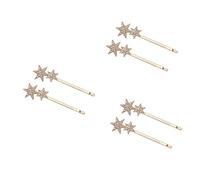 BESPORTBLE 2 Piezas Horquillas Retro Para Mujer - Pinzas De Pelo De Metal Con Diseño De Estrella y Brillantes - Accesorios De Cabello Elegantes Para Ocasiones Especiales o Uso Diario Estilo