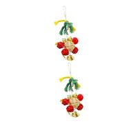 BESPORTBLE 2 Piezas Juguetes Colgantes Loros Juguete para Masticar Aves Juguetes Colgantes para pájaros Juguetes para Loros Juguete mordedura Loro Juguetes Cuerda Loro Navidad