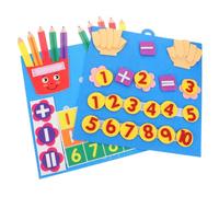 BESPORTBLE 2 Piezas Juguetes Montessori Matemáticas para Educación Temprana Tablero Multiplicación y Material Didáctico Flexible para Preescolar y Actividades Grupales