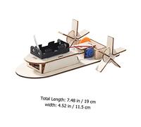 BESPORTBLE 2 Piezas Kit de Barcos de Madera DIY para de Artesanal Juguete Educativo de para Mejorar Habilidades Manuales y Pensamiento Crítico Color Aleatorio