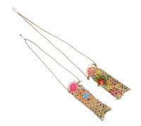 BESPORTBLE 2 Piezas Masticar Juguetes Jaula Percha De Cuerda De Loro Hamaca Triángulo Loro Trituradora De Juguetes Cacatúa Juguetes Loro Juguetes Columpio De Loro Rota