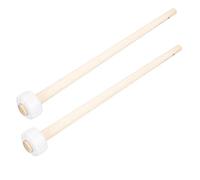 BESPORTBLE 2 piezas Mazas de Percusión de Madera para Gong con Cabeza de Mango Cómodo y Ligero Resistentes y Fáciles de Usar para Instrumentos de Percusión