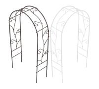 BESPORTBLE 2 Piezas Mini Estructura de Hierro, Decoración Clásica | Montaje Sencillo, Patrón de Forja Imitación, para Terrarios, Miniplantas y Macetas