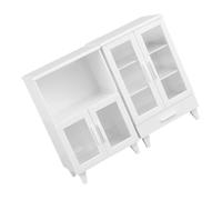 BESPORTBLE 2 Piezas Miniatura Muebles Casa Muñecas Armarios Realistas para Juego Educativo y Creativo Accesorios Miniatura para Desarrollo de Habilidades Motoras y Sociales