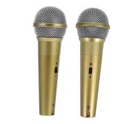 BESPORTBLE 2 Piezas Modelos de Micrófonos Simulados de Plástico Realistas Accesorios de Micrófono para Fiestas y Escenarios de Actuación