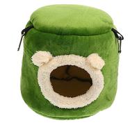 BESPORTBLE 2 Piezas Nido De Algodón para Hámster Choza De Hámster Doméstico Delicada Hamaca Chinchilla Hamaca Colgante para Hámster Decoración De Conejo Pequeña Chinchilla Delicado Esponja
