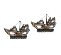 BESPORTBLE 2 Piezas Pecera Paisajismo Decoración Colgante Reservado Plantas Impermeables Chirriador Caer Jaula Detener Tanque Bajo Vidriado Océano Tapones Al Aire Piscina Fin Resina