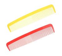 BESPORTBLE 2 Piezas Peines Gigantes de Broma para y Halloween Accesorios de Disfraz Rojo y Amarillo Peines de Dientes Anchos Sobredimensionados para Cosplay y Bromas