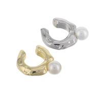 BESPORTBLE 2 Piezas Pendientes De Perlas Pendientes De Aro De Perlas Gruesos Para Mujer De Moda Lindos Accesorios Amorosos Perla Artificial