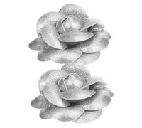 BESPORTBLE 2 Piezas Pinzas de Flores para Zapatos Adornos Talón DIY de Cuero para Zapatos de Novia Adornos Clip