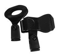 BESPORTBLE 2 piezas Pinzas para Micrófono con Clip de Resorte Abrazaderas Compatibles para Soporte de Micrófono Diseño Compacto y Seguro para Grabaciones y Actuaciones de Unidades