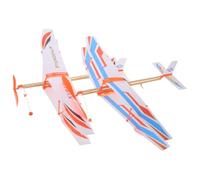 BESPORTBLE 2 Piezas Planeadores de Madera DIY con Banda Elástica Juguete Educativo para Materiales para Montaje Manual Desarrollo de Habilidades y Creatividad Colores Color Aleatorio