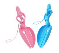BESPORTBLE 2 Piezas Portátil Recogedor de Excrementos para Perros Diseño Tijeras Resistente Clip para Jardín Césped