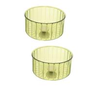 BESPORTBLE 2 Piezas Rueda de hámster Rueda de ratón Rueda de Rata Rueda de Erizo Rueda de Chinchilla Rueda para Hamster Suministro de Mascotas Suministros para hámster el plastico Light Green