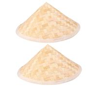 BESPORTBLE 2 piezas Sombreros de Bambú para Protección UV y Transpirables para Viajes Pesca y Actividades al Aire
