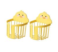 BESPORTBLE 2 Piezas Soporte de Papel Higiénico de Pared con Diseño de Dibujos Animados Estantes Multifunción para Almacenamiento de Tejidos Montaje sin Taladro para Baño y Hogar