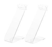 BESPORTBLE 2 piezas Soporte Expositor Acrílico para Zapatos Stand Ligero para Sandalias Zapatillas Deportivas y Tacones Exhibidor Portátil para Tiendas de Calzado Hombre y Mujer