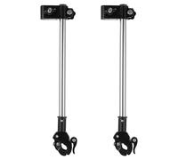BESPORTBLE 2 Piezas Soporte para Paraguas Ajustable con Montura para Bicicleta Scooter Eléctrico Cochecito y Silla de Ruedas Estructura Metálica Resistente y Fácil Instalación