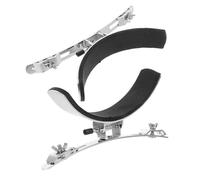 BESPORTBLE 2 piezas Soporte para Pata de Tambor de Marcha Accesorio de Acero Inoxidable Duradero Ligero y Portátil para Bandas y Percusionistas Movimiento de Diseño Plateado Elegante