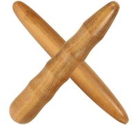 BESPORTBLE 2 Piezas Varilla de Masaje de Madera Cómoda y Tradicional para Cuerpo y Pies, Herramienta Portátil que Protege Dedos y Alivia Estrés mientras Escuchas Música