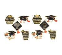 BESPORTBLE 2 Series Broche Patas Alfileres para Mochilas Alfiler Estético Graduation Pin De Esmalte Lindo Pequeño De Graduados Pasador De Chal Pasador para Mochila Aleación 5 Piezas*2